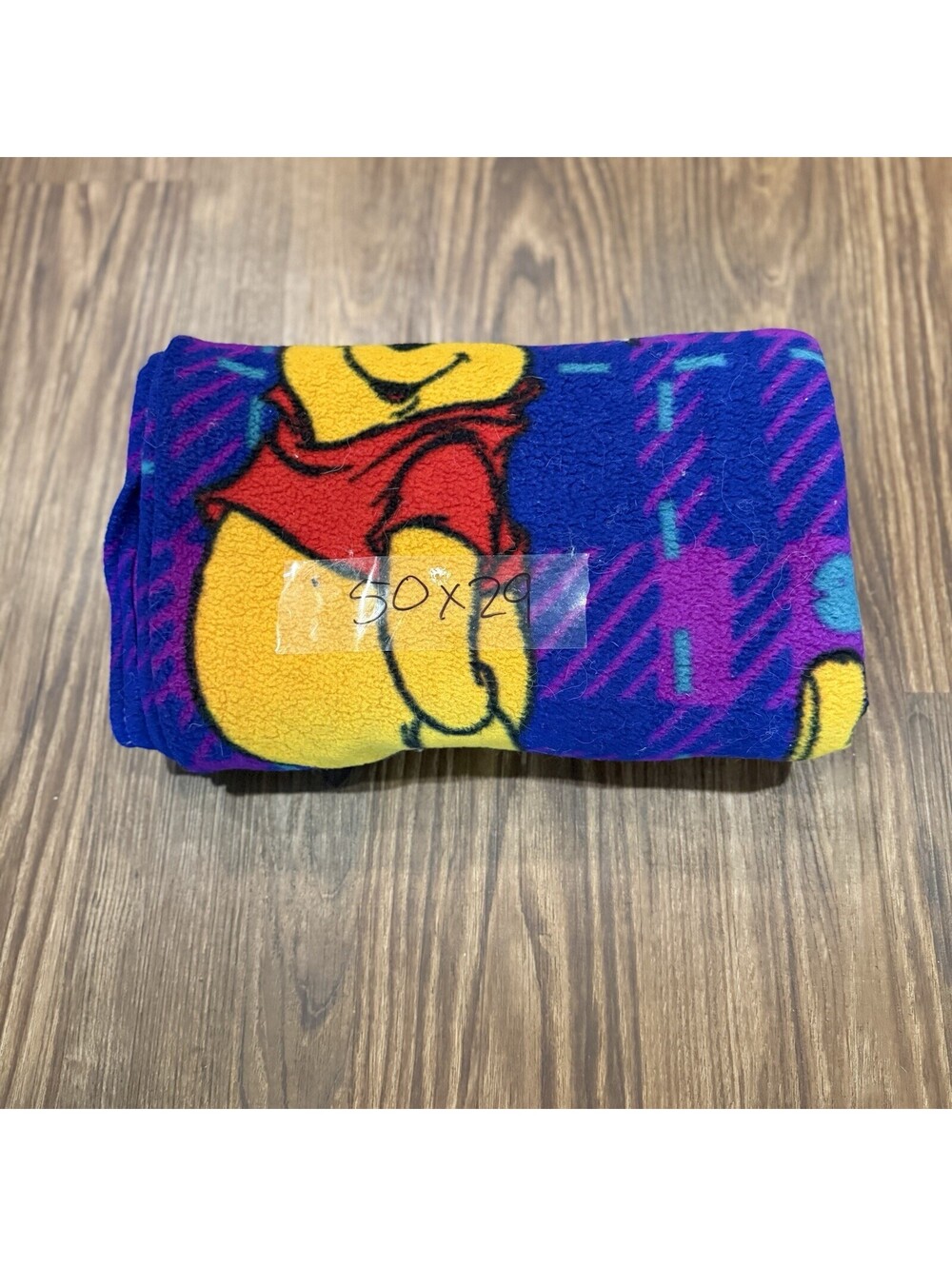 Vintage Disney 90’s Winnie the Pooh Sleeping Bag Night Time Size 50x29 - Picture 8 of 8